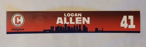 Cleveland Guardians 2024 Postseason Logan Allen Locker Name Plate - Picture 1 of 2