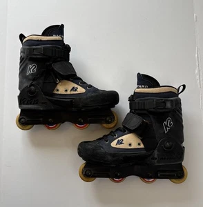 Pattini a rotelle vintage K2 Backyard Bob aggressivi in linea da uomo taglia 8,5 - Foto 1 di 12