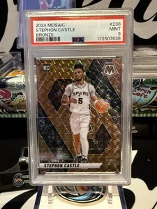 2024-25 Mosaic - Rookies Stephon Castle #236 Bronze /75 (RC) PSA 9 TZ - Bild 1 von 2