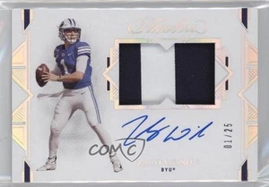 2022 Panini Flawless Collegiate Patch Auto /25 Zach Wilson #PA-ZWI Patch Auto - Picture 1 of 3