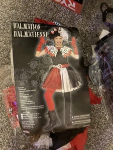 Nuevo Disfraz Diva Dálmata Niña X-Grande 14-16 Vestido Solo - Imagen 1 de 5