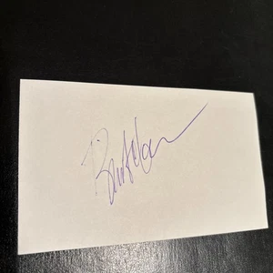 Bill Acker (U. Texas Star NT) ‘80 Cardinals, Chiefs & Bills, signed in 2003 - Picture 1 of 2