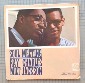 Ray Charles & Milt Jackson Soul Meeting 1962 1st Atlantic Mono #1360 - Picture 1 of 9