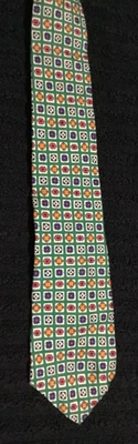 J. Corbata geométrica Crew 100 % seda 3,5x58 Foto 1 de 3