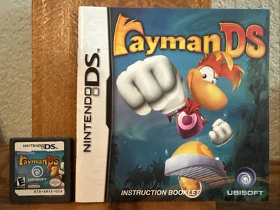 Nintendo DS Rayman DS Ubisoft Game Cartridge & Manual TESTED with Prood CLEAN - Image 1 of 4