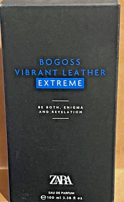 ZARA BOGOSS VIBRANT LEATHER Extreme 3.38 oz / 100 ml EDP Spray NEW & SEALED - Image 1 of 3