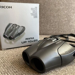 Pentax UP 10x25 Compact Binoculars Black 10x Magnification 25mm Lens New - Picture 1 of 7