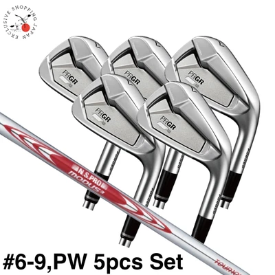 PRGR Golf 02 Iron Set 6-9,PW 5pcs N.S.Pro MODUS3 Tour 105 Steel Shaft S RH 2023  - Image 1 of 4