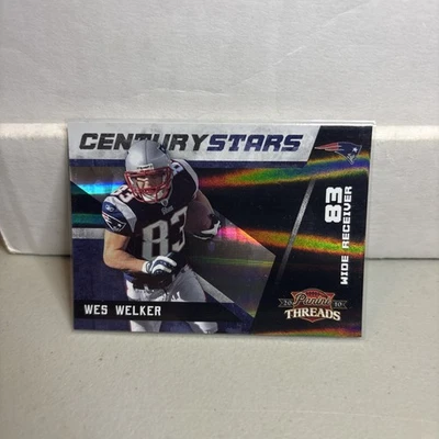 2010 Panini Threads - Century Stars Wes Welker #12 Century Proof /100 - Image 1 of 2