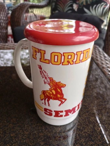 Vintage Florida State University Mug Cup - FSU Seminoles  Mug Vintage 1980s NOS Cover