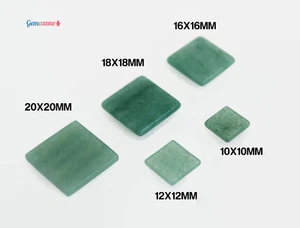16 mm Lose Aventurinscheiben Quadratisch Flach Natur Original Grün Edelstein 4 Stück - Bild 1 von 9