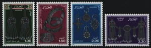 Argelia 1987 - Mi-Nr. 930-933 ** - MNH - Joyas de plata - Imagen 1 de 1