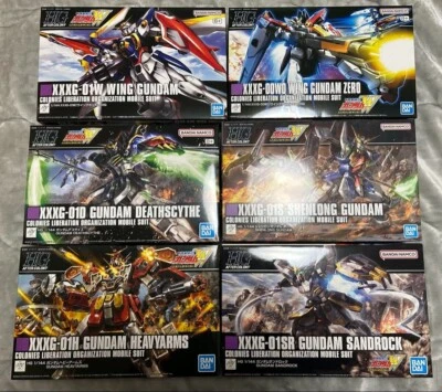 GUNDAM Wing Zero Heavy Arms Desthcythe Shenlong Sandrock SET 6 1:144 Model Kit - Image 1 of 4