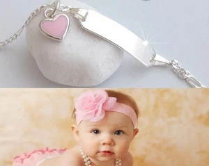 Kinderarmband Babyarmband Taufarmband Gravurarmband 925 Silber Armkette Armband - Bild 1 von 5