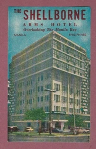 RARE Hotel luggage label Philippine Islands Shelborne Arms Manila #727 - Picture 1 of 1