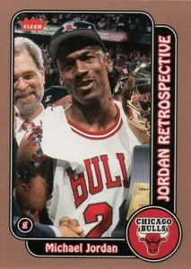 2008-09 FLEER MICHAEL JORDAN RETROSPECTIVE #MJ-20 NBA BASKETBALL CARD - Picture 1 of 5