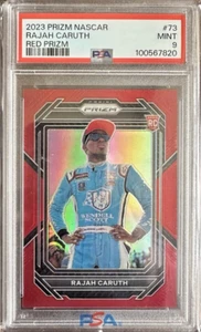 Panini Prizm Rajah Caruth #73 Red Prizm Rookie 2023 PSA 9 como nuevo envío gratuito - Imagen 1 de 1