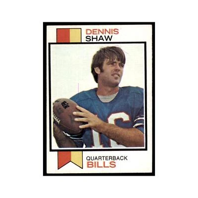1973 Topps Dennis Shaw Bills #525 - Image 1 of 3