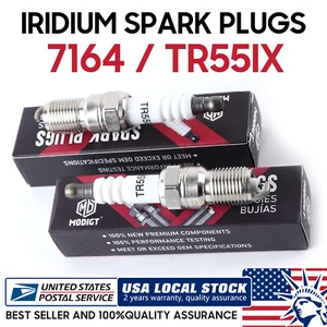 Modigt 8Pcs Premium OEM Iridium IX Spark Plugs OE: 7164 TR55IX, 2 Year Warranty - Picture 1 of 18