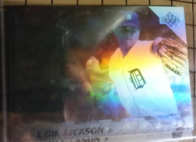 1992 Upper Deck MVP Hologram Bill Gullickson Detroit Tigers #23 - Image 1 of 2