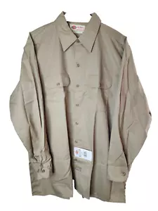 NWT Dickies Tan Work Shirt Size XL Tall 20697 - Picture 1 of 6