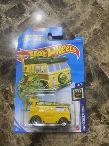 HOT WHEELS 2020 PARTY WAGON TMNT TEENAGE MUTANT NINJA TURTLES Cowabunga - Picture 1 of 2