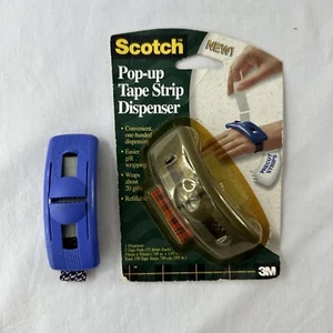 Vintage Scotch nachfüllbarer Pop-up Klebebandspender & 2 Pads mit 75 Streifen plus Extra! - Bild 1 von 6