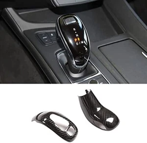 Real Carbon Fiber Gear Shift Knob Cover Trim Fit for Cadillac CT5 CT6 XT4 XT5 - Picture 1 of 33
