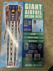 Cometa GIANT AIRFOIL NYLON TRILOBITE 3D 15,75 pies de alto - Imagen 1 de 1