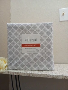 South Point Home Fashions Twin/Twin XL 4 Pieces Sheet Set 100% Polyester - Picture 1 of 4