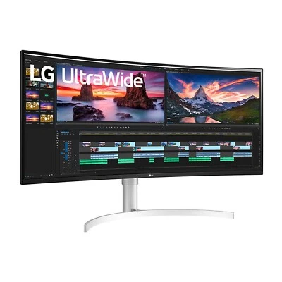 LG 38WN95C UltraWide 38" Monitor WQHD+3840 x 1600 IPS Curved 144Hz 1ms⭐Tracking⭐ - Image 1 of 4