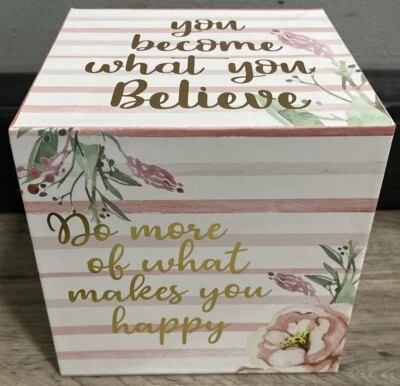 6 Sided Sentiment Cube Decor - Imagem 1 de 4