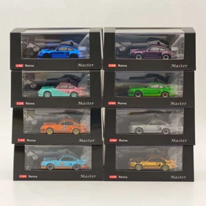 Master Porsche 930 911 Turbo Black Bird Engine Diecast Toys Car Models Gift 1:64 - Picture 1 of 28