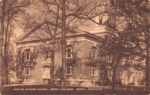 KY-Berea, Kentucky-Phelps-Stokes Chapel College década de 1930 - Imagen 1 de 2
