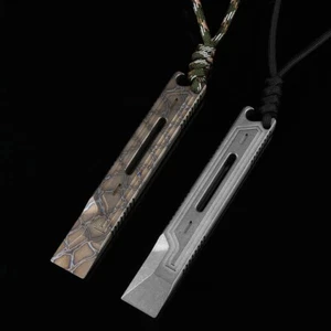 TC4 Titanium Alloy Pry Bar Crowbar Can Bottle Opener Pocket Multi Tool EDC Gift - Picture 1 of 14