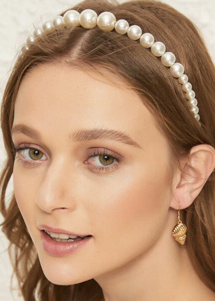 Pearl Headband - Beautiful Womens Girls Alice Hair  Bands Hair Accessories - NEW - Image 1 of 1