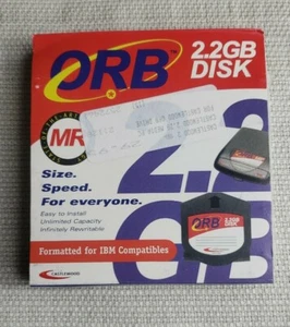 ORB 2.2 GB DISK By Castlewood Formatted For IBM Factory Sealed - Afbeelding 1 van 3