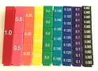 Blocs de couleur tour de fraction enseigner pourcentage, décimales, fractions école à domicile
