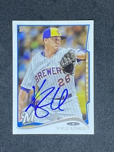 Kyle Lohse Milwaukee Brewers signiertes Auto 2014 Topps Karte #51 ~ COA - Bild 1 von 3