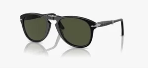 Persol 0P0 714 - 95/31 - Sunglasses - Nero/Verde - Foto 1 di 4