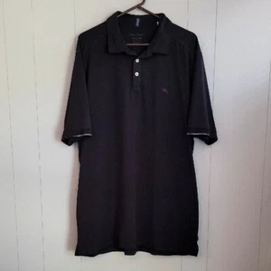 Tommy Bahama Herren Hemd XLT Schwarz Polo - Bild 1 von 4