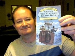 AROUND THE WORLD IN EIGHTY DAYS PAPERBACK JULES VERNE BIRTHDAY SAVE THE ££££s - Bild 1 von 2
