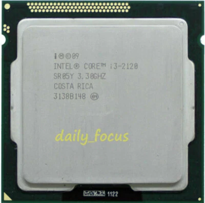 Intel Core i3-2120 3.3 GHz LGA1155 2 cores 4 threads SR05Y CPU Processor 3 MB - Image 1 of 4