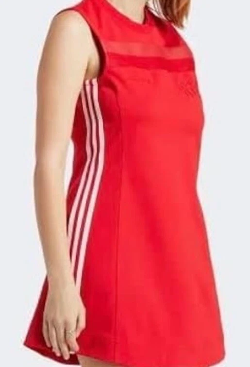 Adidas Women Originals 83-C Red Dress Blue Label 14 Better Scarlet HR3420