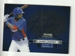 2012 Bowman Sterling Jamie Jarmon Texas Rangers Autograph Auto Card - Picture 1 of 1