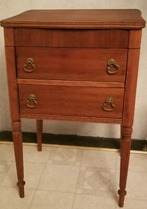 VERY RARE ANTIQUE PERFECT SEWING CABINET ~ BY CASWELL RUNYAN CO. INDIANA ~ - Picture 1 of 12