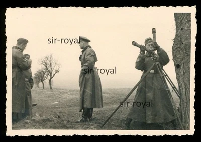 Truppenübungsplatz Ohrdruf 1938 Wehrmacht IR 106 Scherenfernrohr WK2 Foto 10x7cm - Bild 1 von 2