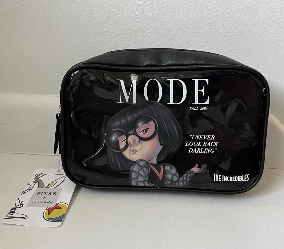 Bolso de Maquillaje Edna Mode Los Increíbles Pixar X Primark Nuevo con Etiquetas Foto 1 de 1