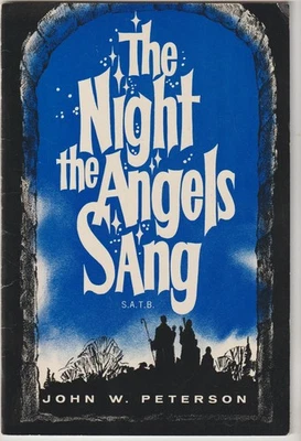 The Night the Angles Sang Christmas Music Song Book 47 pages 1964 - Image 1 of 4