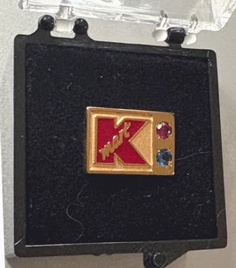 Vtg NMIB Employee Service Pin Badge: KMART DEP'T STORE; 15 Yrs, Ruby & Sapphire - Picture 1 of 3